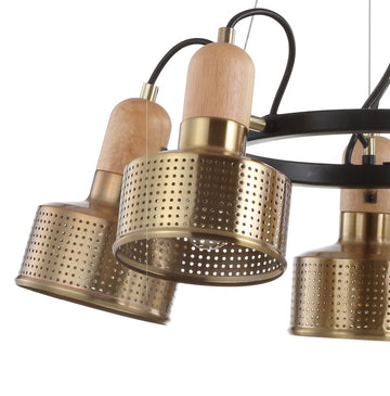 Gallery Adjustable Spotlight Metal LED Chandelier - JONATHAN Y